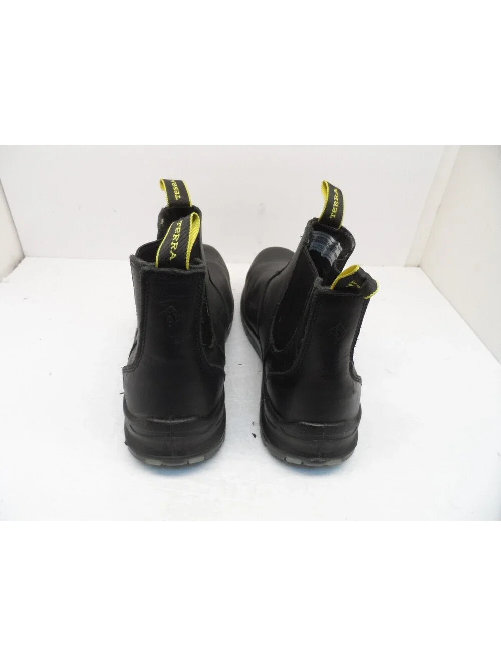 Terra Men's Slip-On Murphy Composite Toe Composite Plate Work Boots Black 11.5M